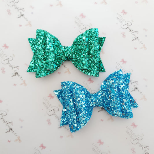 Deluxe Double Glitter Bows