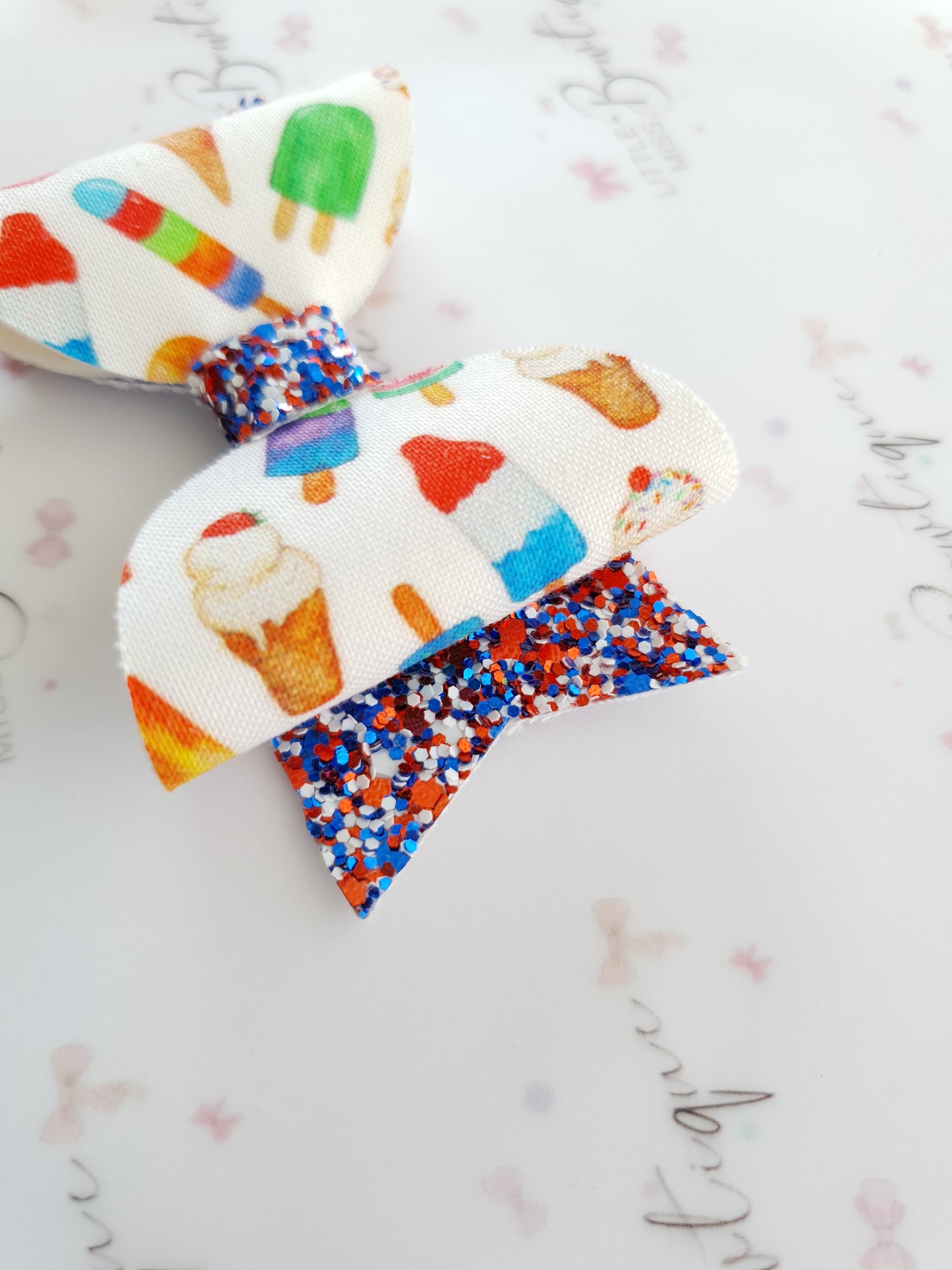 Soda Pop Ice Cream Bow