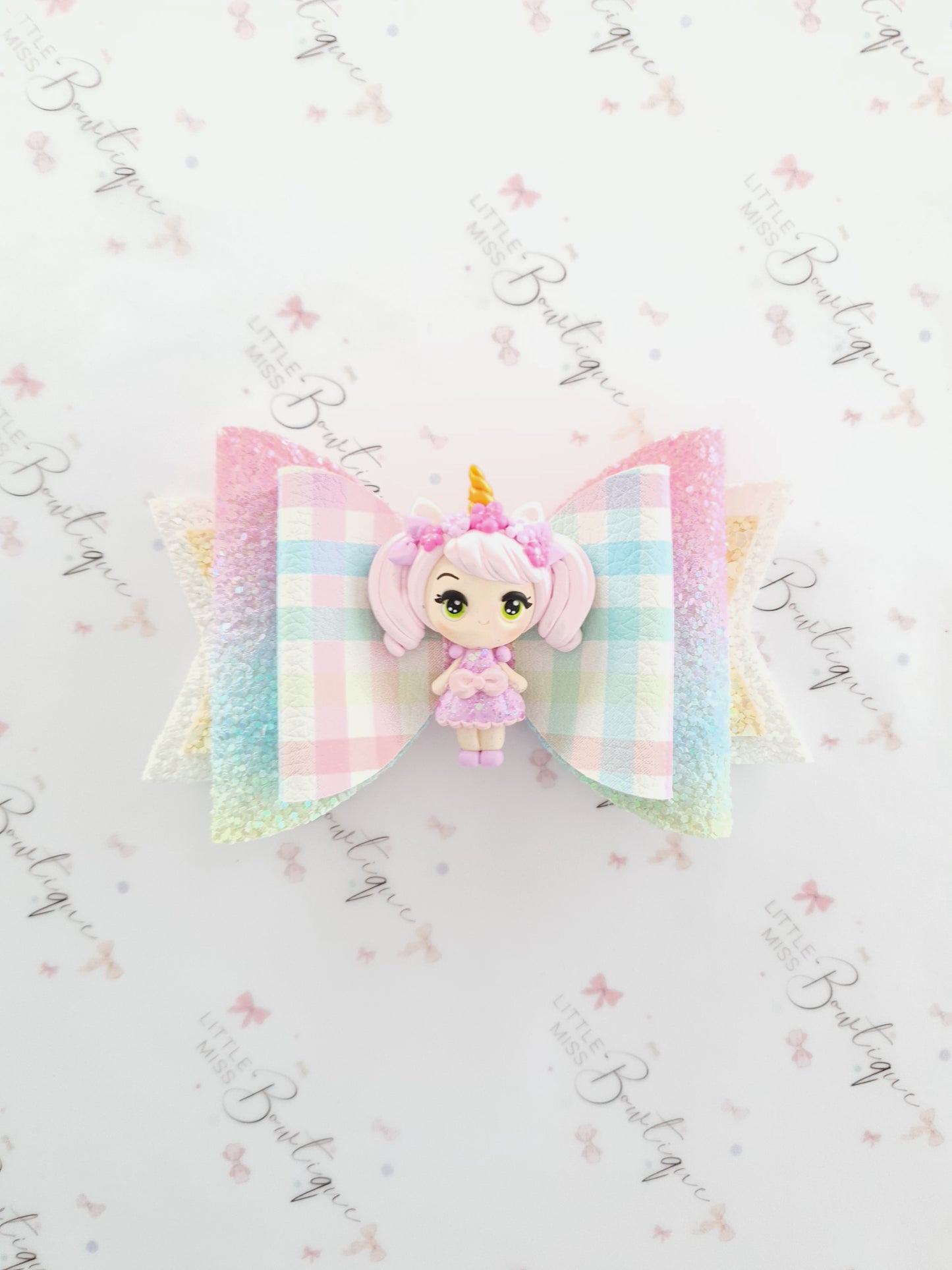 Unicorn Girl Bow