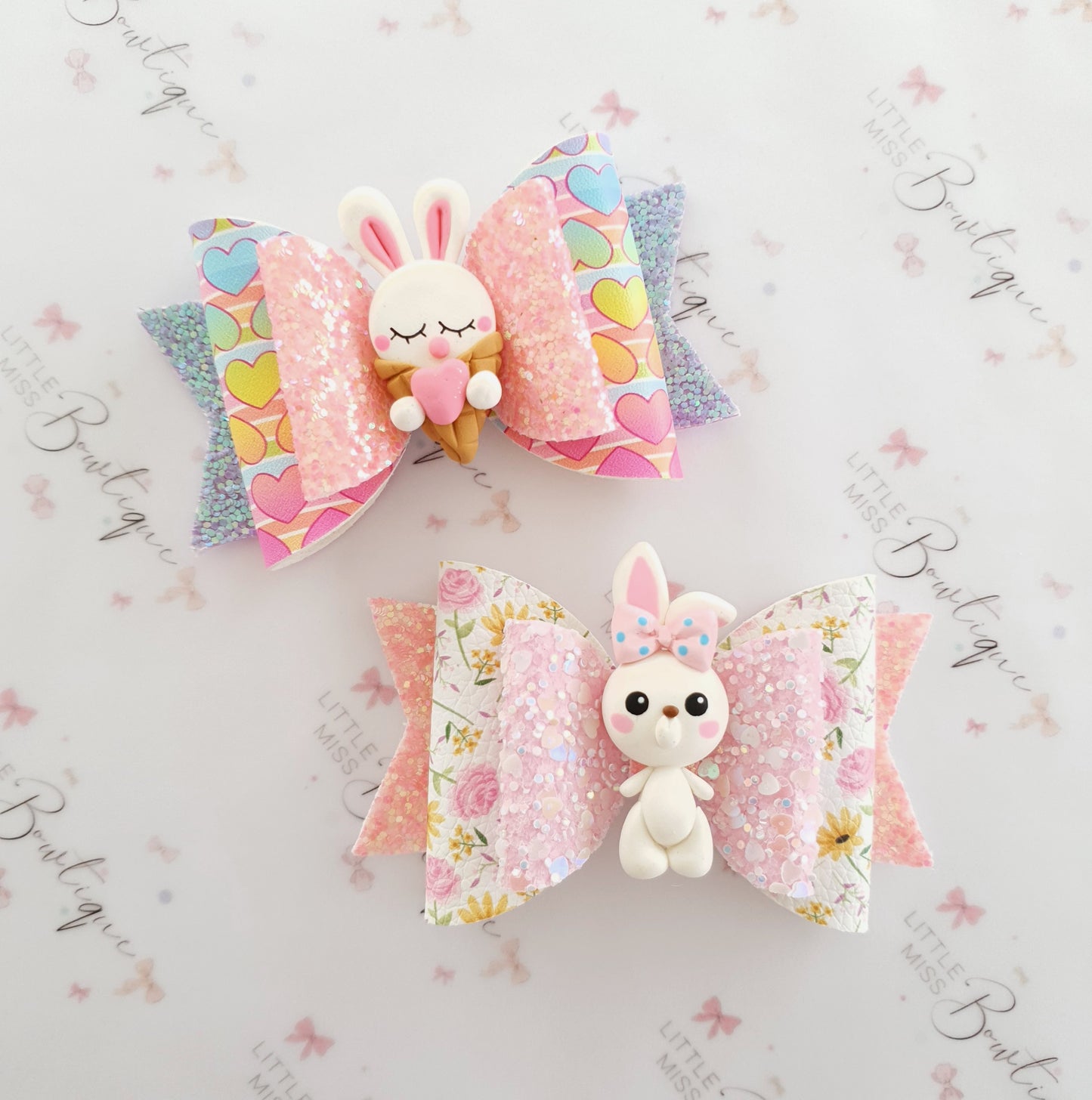 Bunny Clay Bows