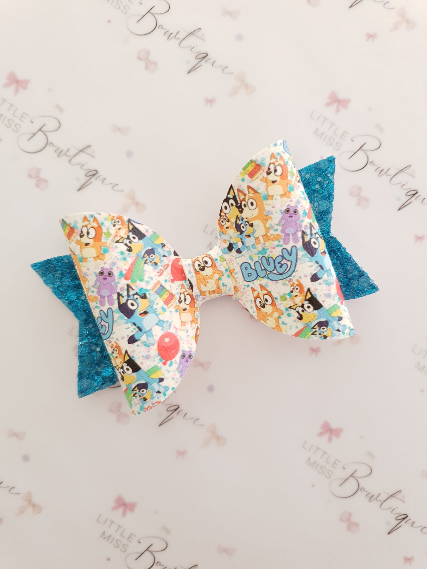 Bluey Sparkle Bows