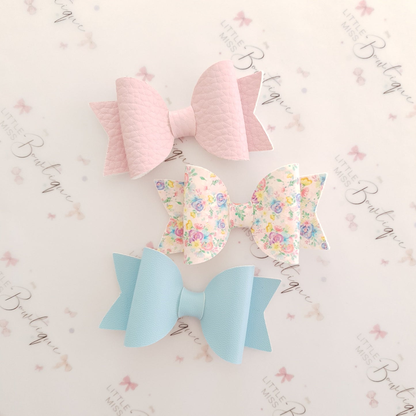 Sweet Pastel Floral Trio