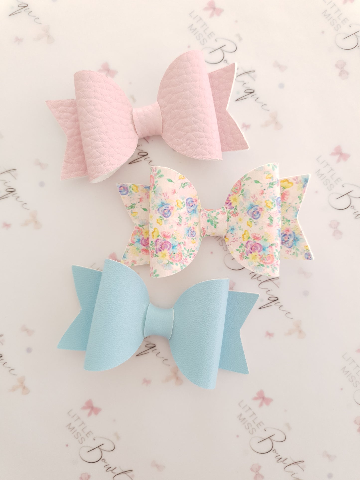 Sweet Pastel Floral Trio