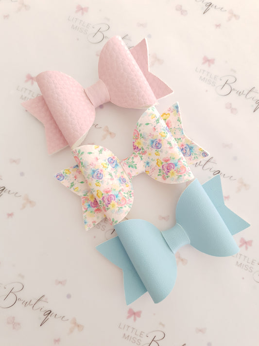 Sweet Pastel Floral Trio