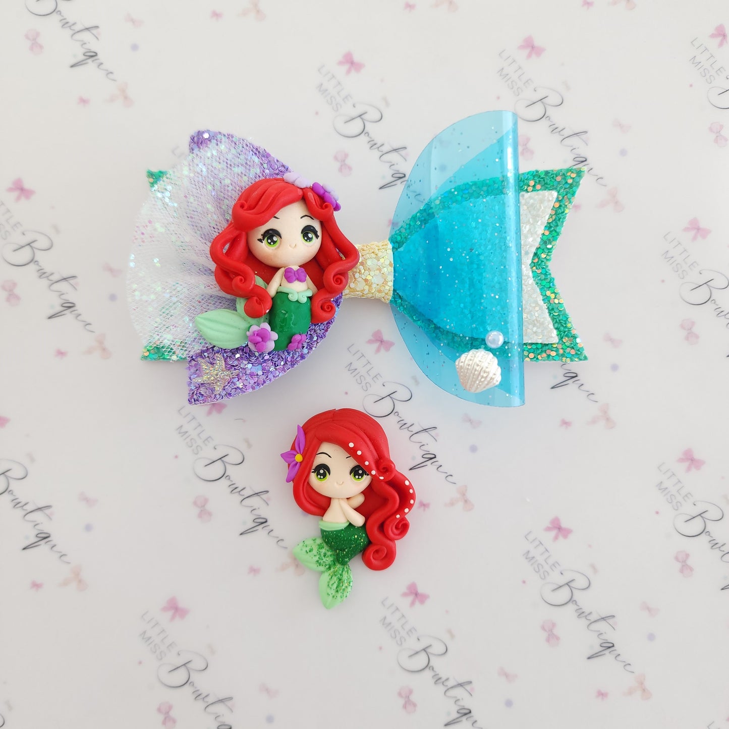 Bright Mermaid Bow