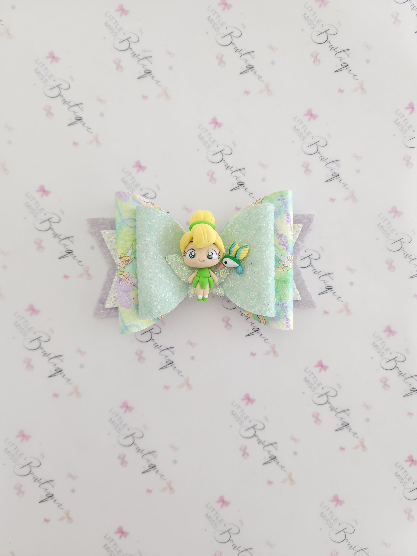 Tinkerbell Hair Bow