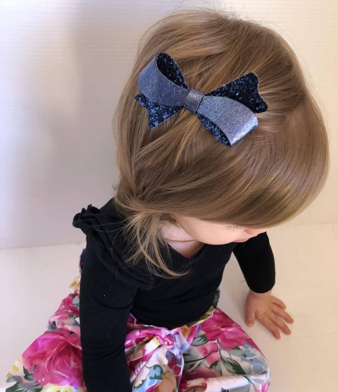 Blue Glitter Sophia Bows