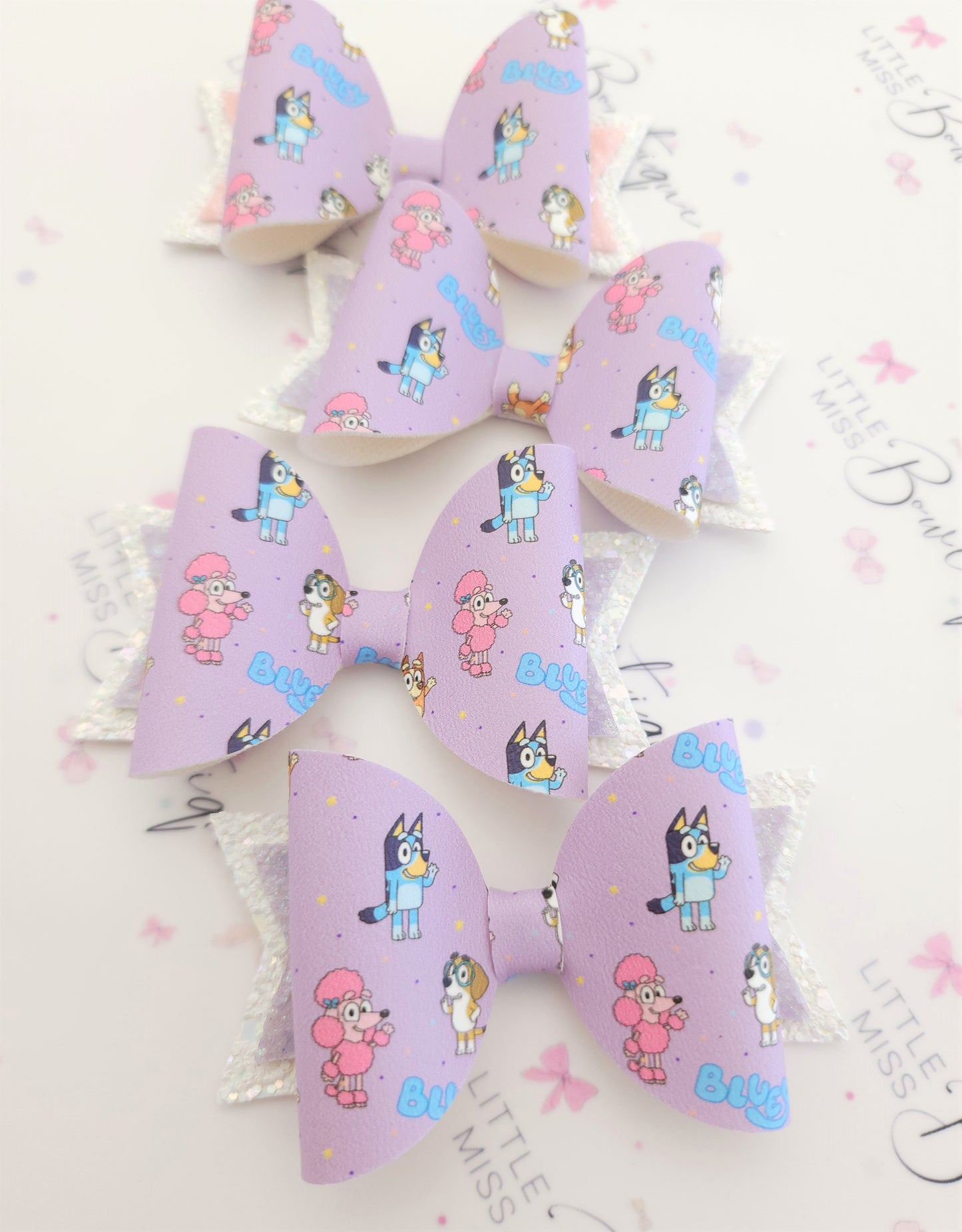 Bluey & Friends Purple Bows