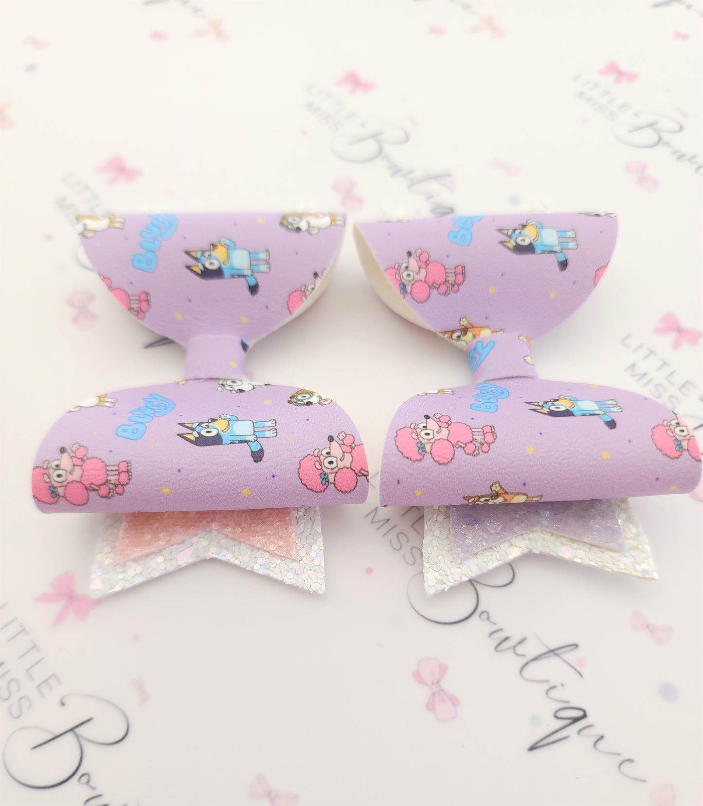 Bluey & Friends Purple Bows