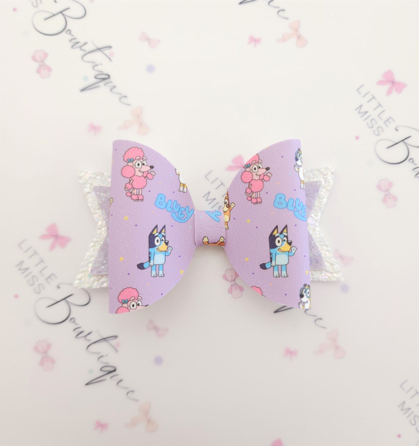Bluey & Friends Purple Bows