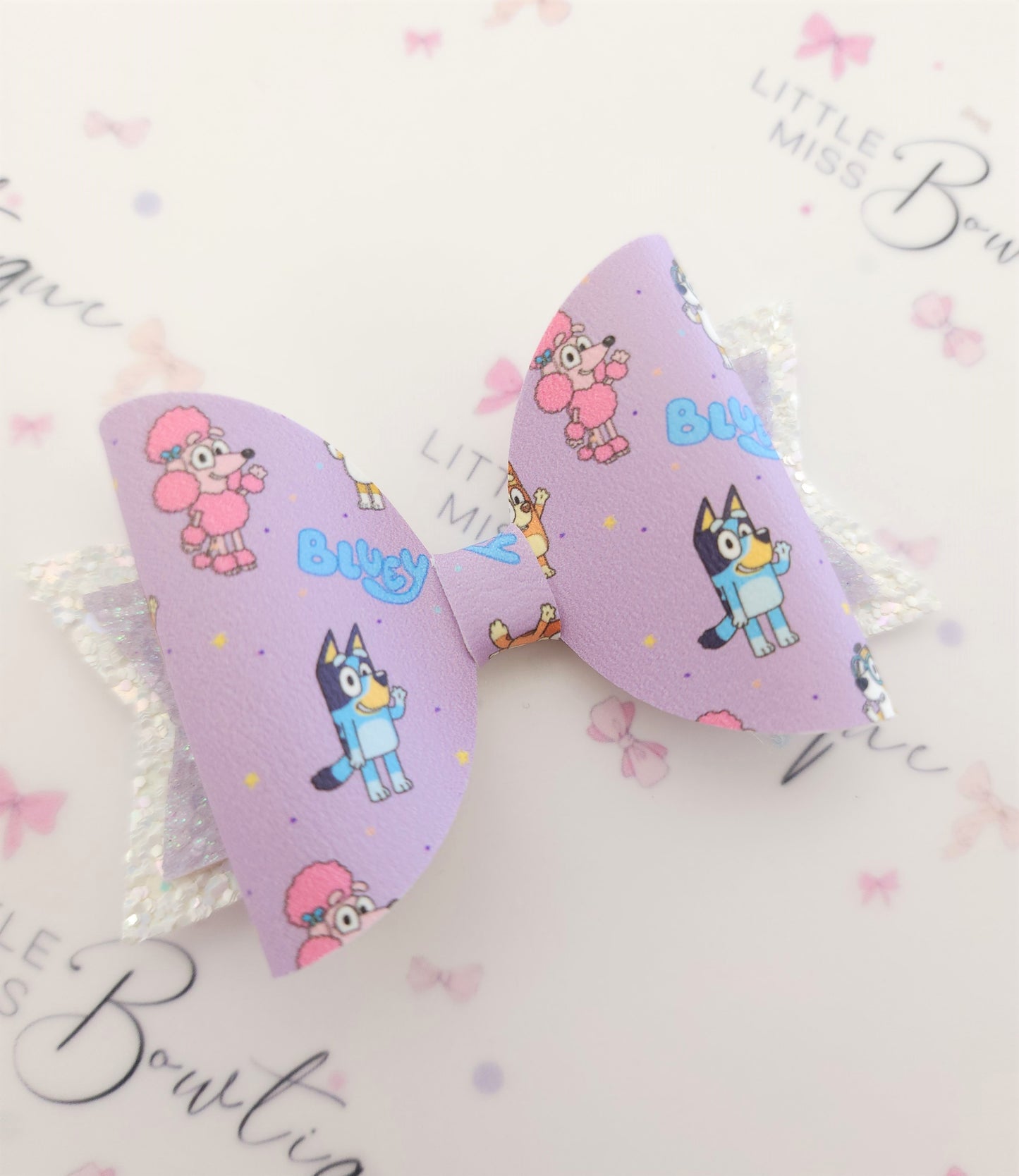 Bluey & Friends Purple Bows