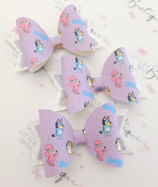 Bluey & Friends Purple Bows
