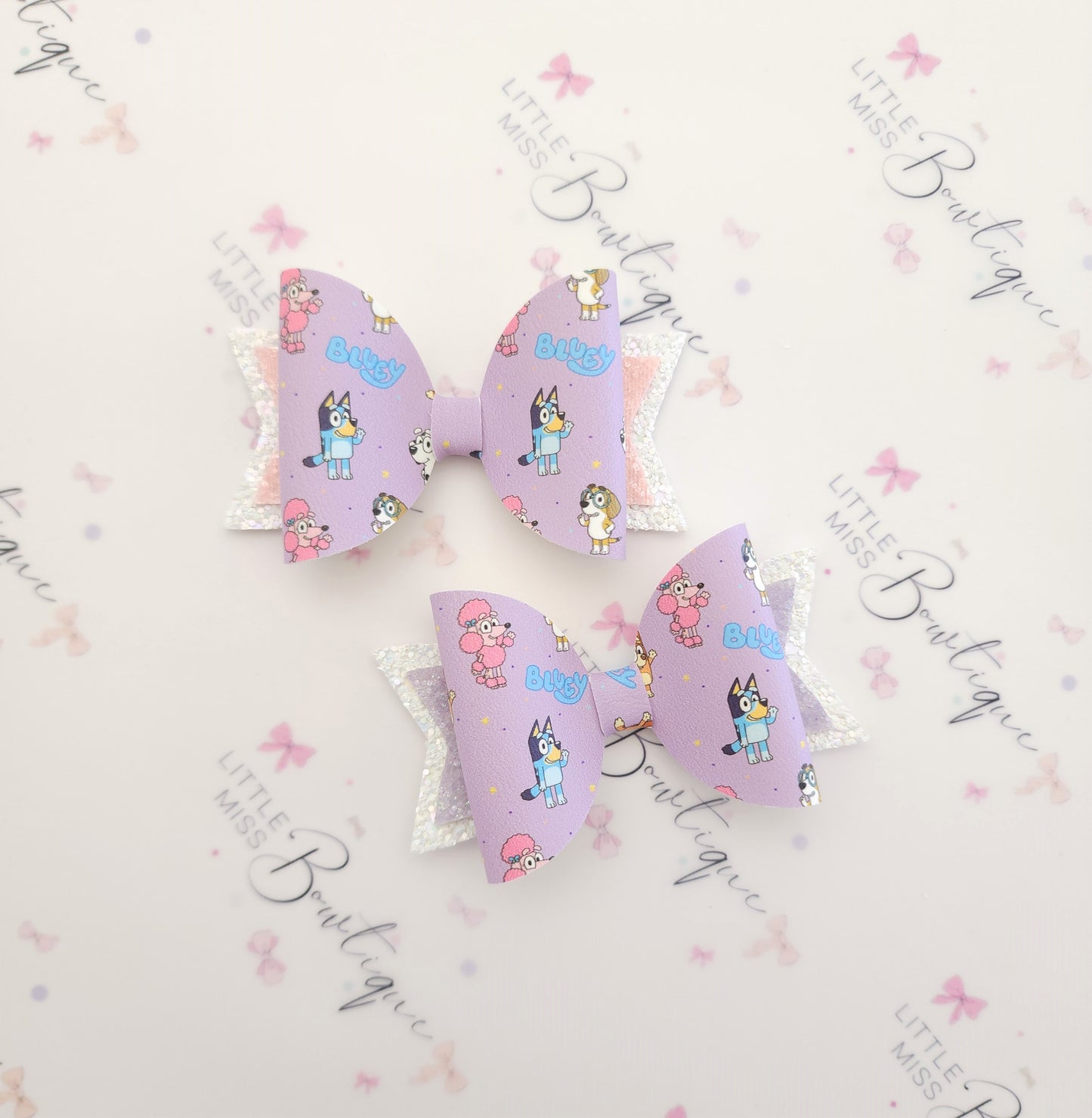 Bluey & Friends Purple Bows