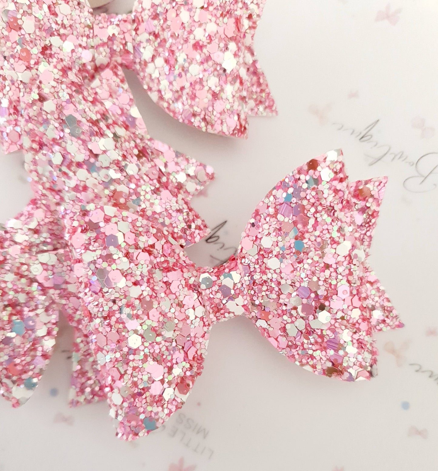 glitter hair bow, sparkle hair bow, headband, hair clip, handmade