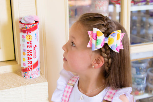 Candy Hearts Bow