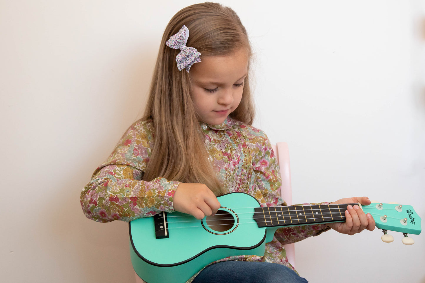 Purple Sprinkles Double Bow