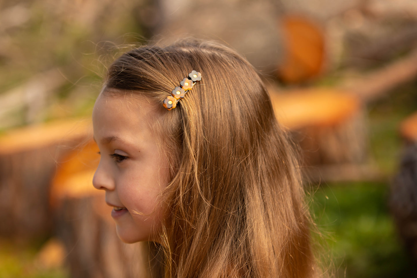 Daisy Fringe Clips (18 Colours)