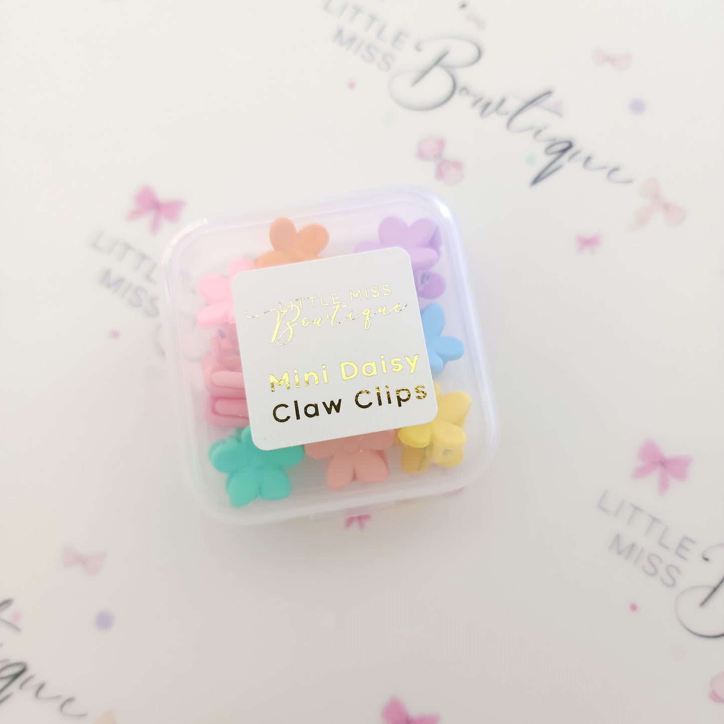 Mini Pastel Daisy Claws 10pk