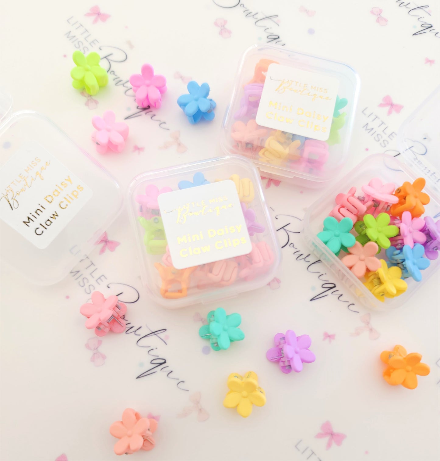 Mini Pastel Daisy Claws 10pk