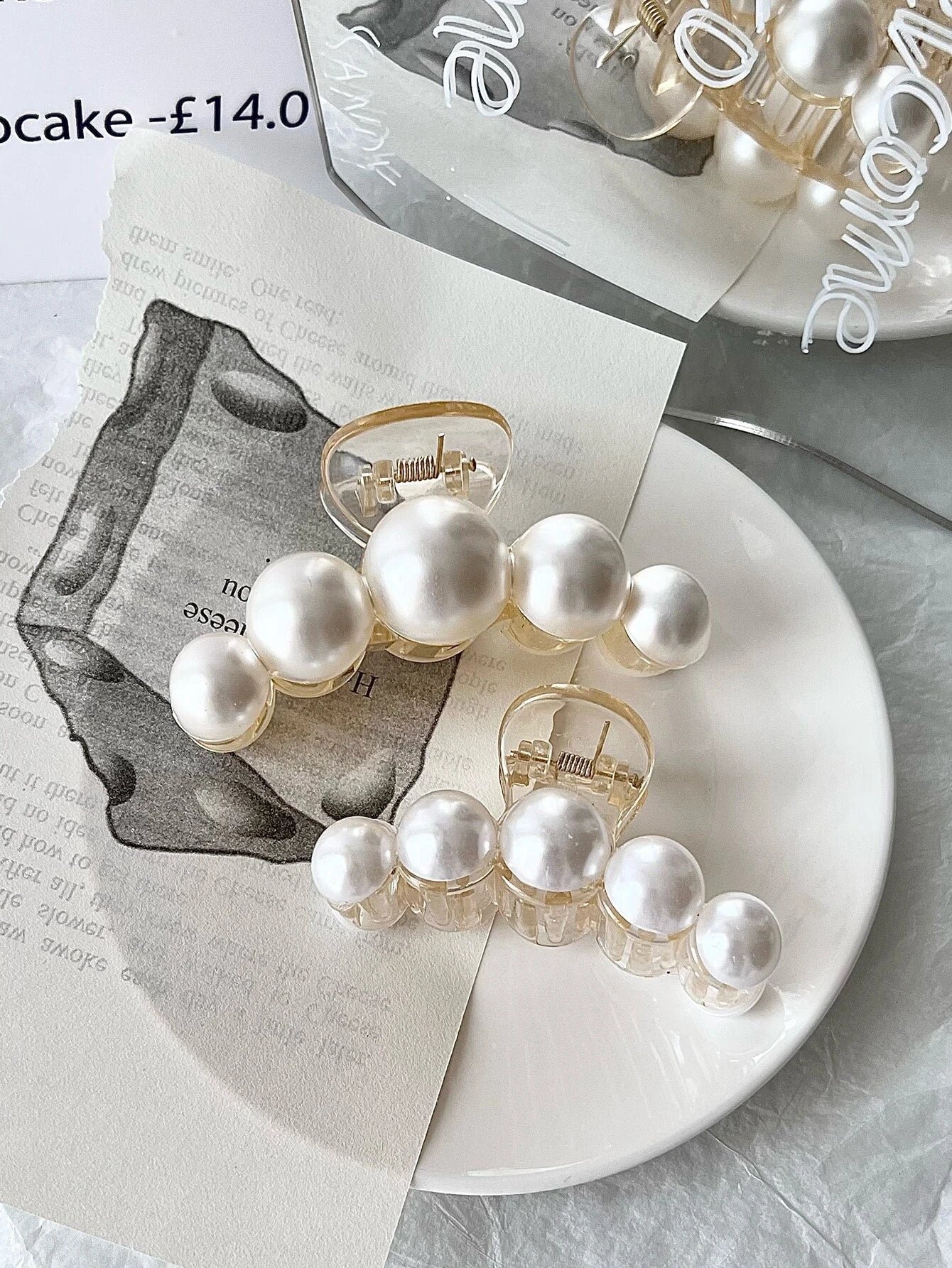 Pearl Claw Clips (2 Sizes)