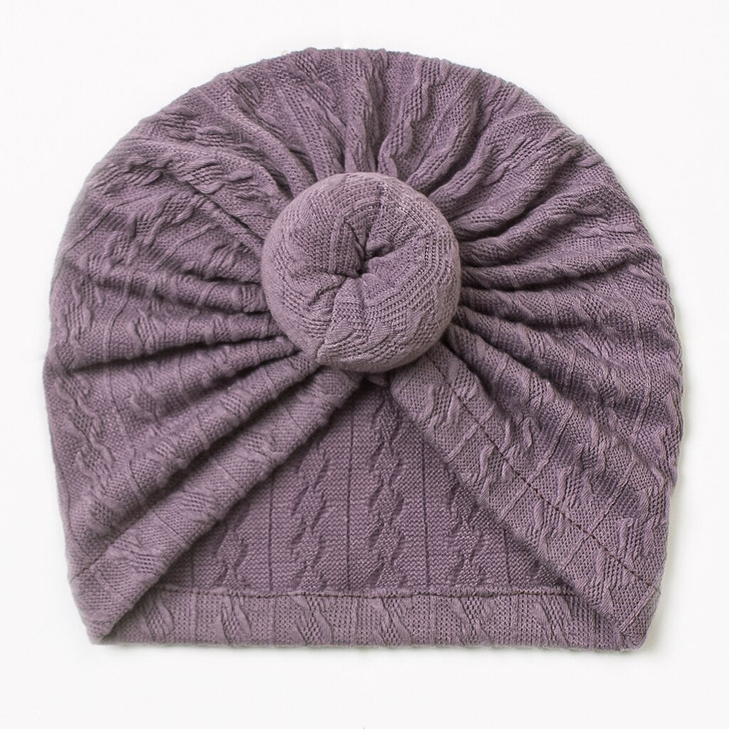 Cable Knit Baby Turban