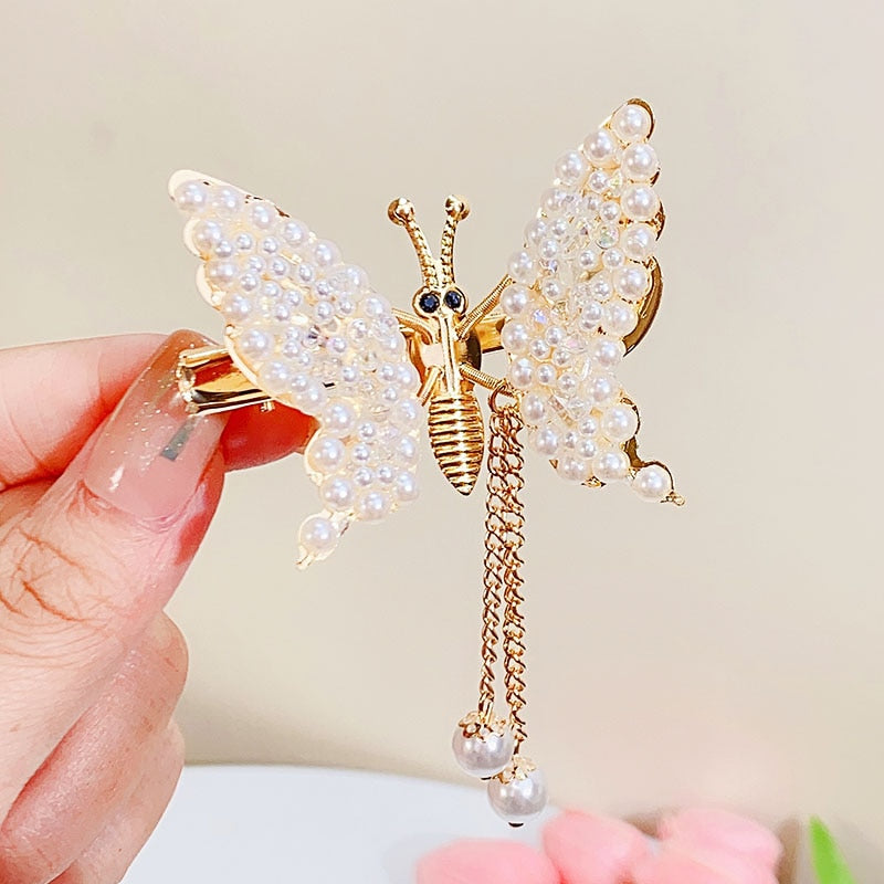 Rhinestone Vintage Butterfly Clip (3 styles)