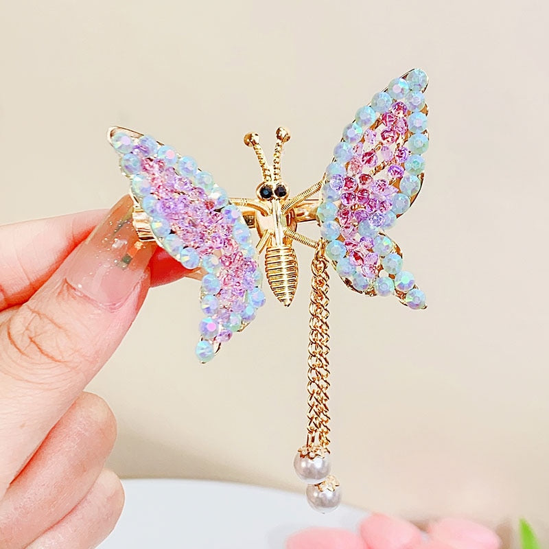 Rhinestone Vintage Butterfly Clip (3 styles)
