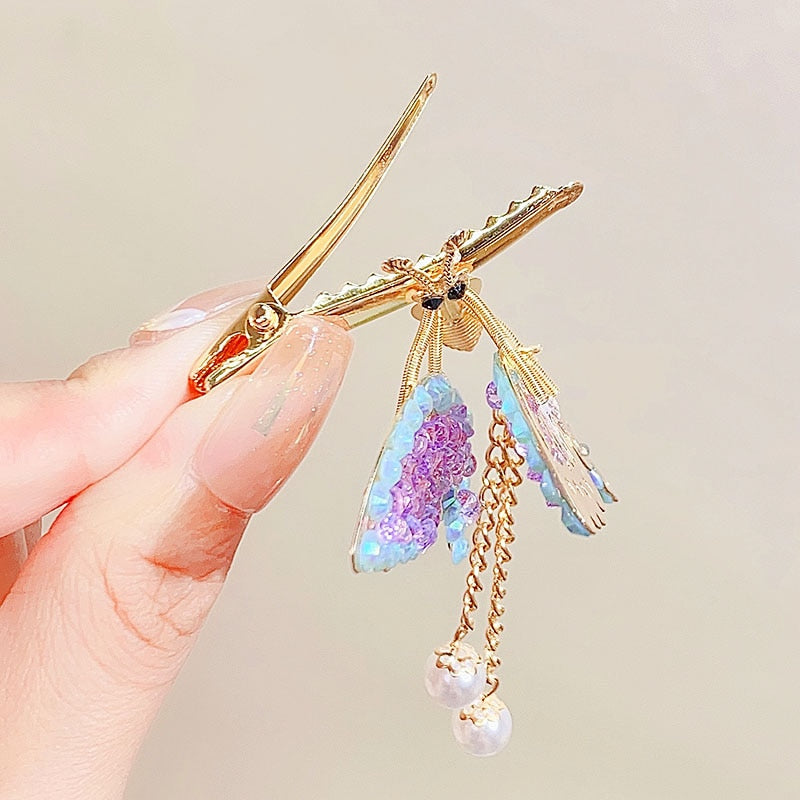 Rhinestone Vintage Butterfly Clip (3 styles)
