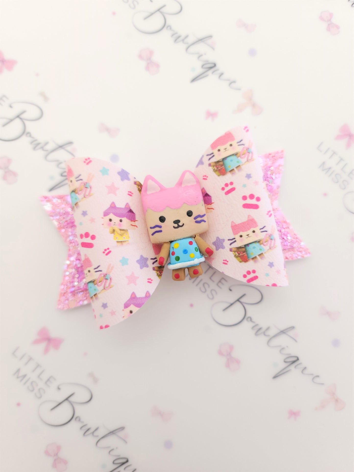 Gabby Inspired Clay Bows (6 characters/options)