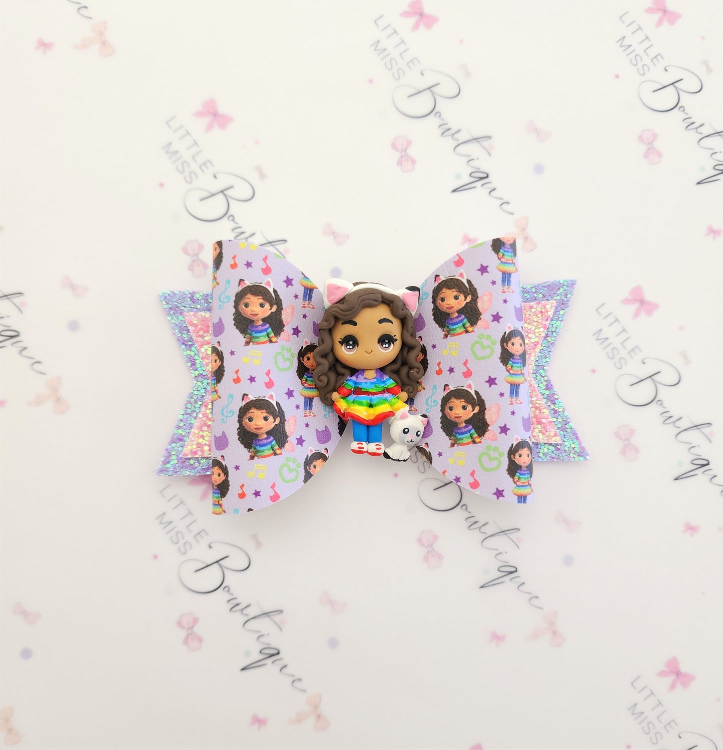 Gabby Inspired Clay Bows (6 characters/options)