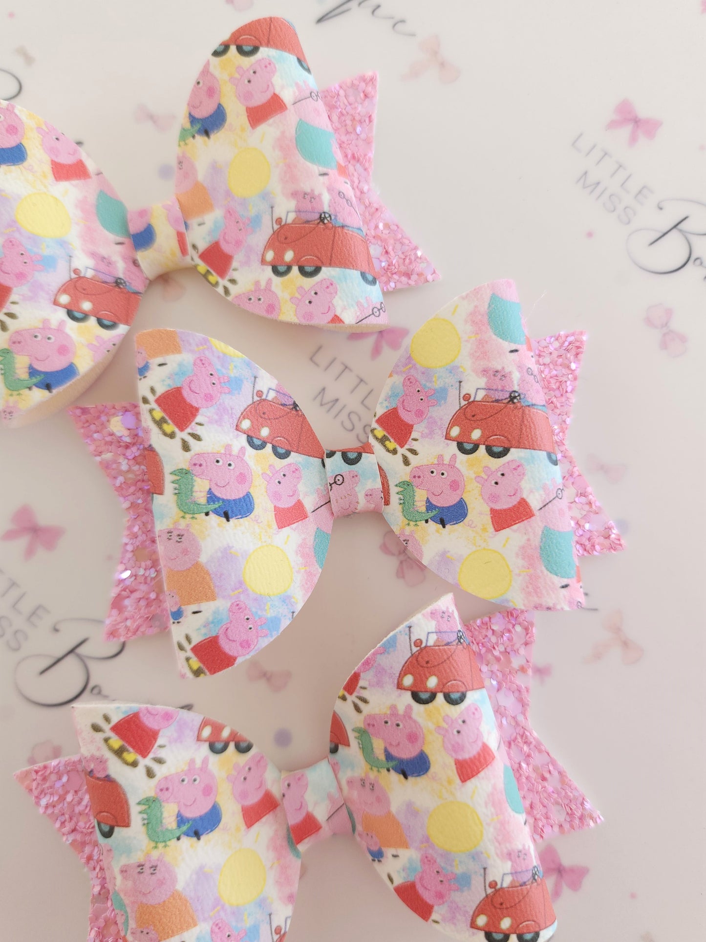 Peppa Pig Hair Bow and Scrunchie