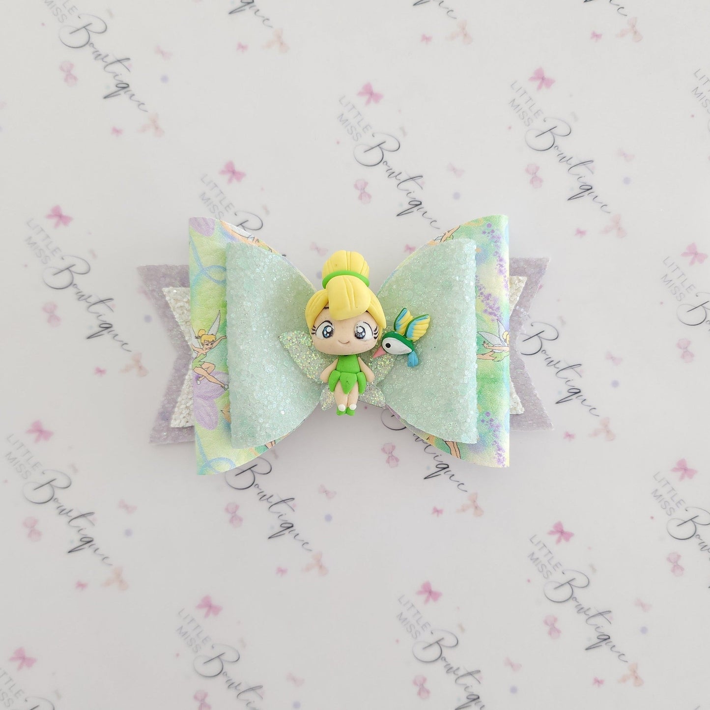 Tinkerbell Hair Bow