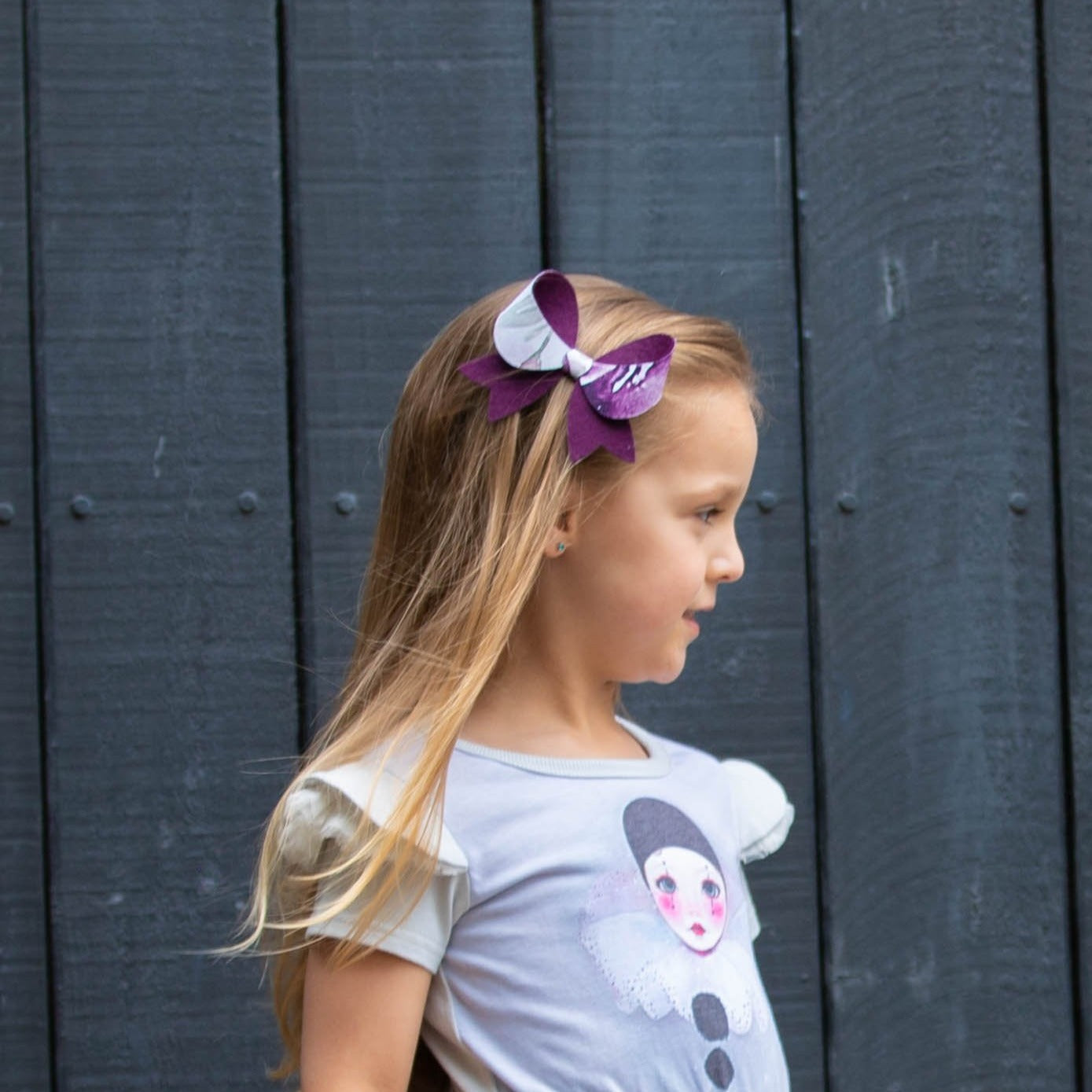 Autumn Plum Serene Bow