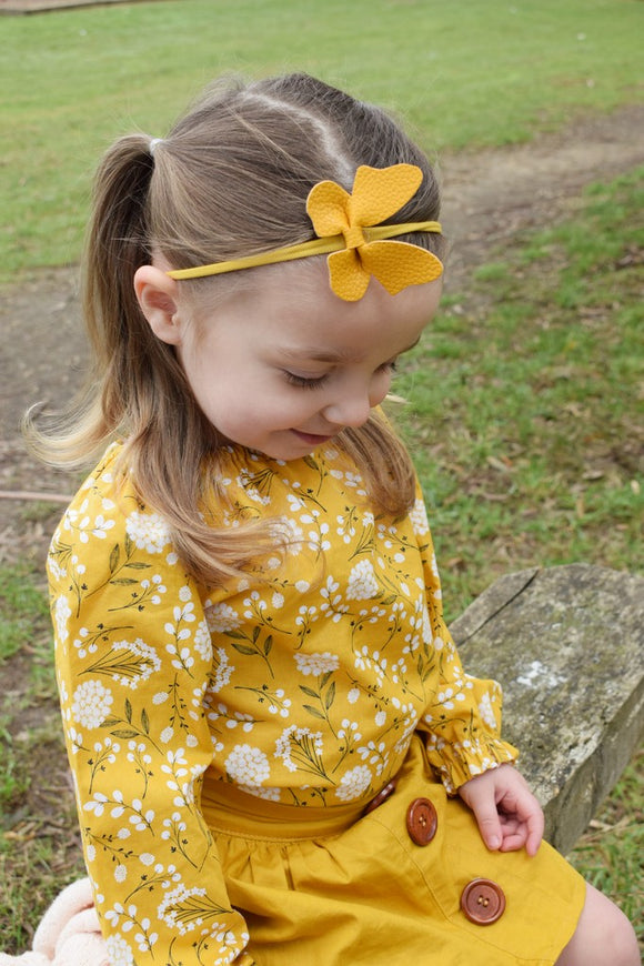 Faux Leather Bows