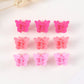 Pink Butterfly Clips 9pk