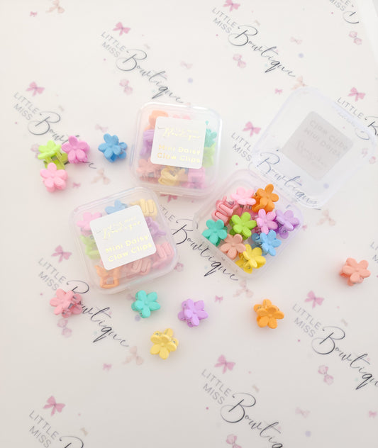 Mini Pastel Daisy Claws 10pk