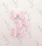 Pink Glitter Confetti Bows