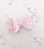 Pink Glitter Confetti Bows