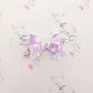 Purple Floral Trio