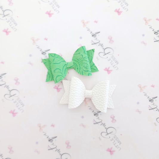 Green Embossed Duo