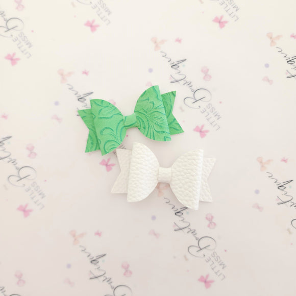 Green Embossed Duo