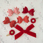 Red School Bows