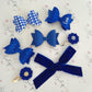 Royal Blue School Bows