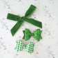 Bright Green School Bows