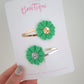 Bright Green School Bows