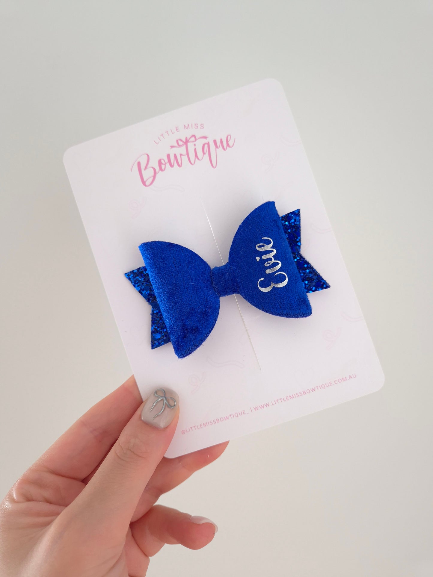 Royal Blue School Bows