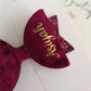 Burgundy School Bows