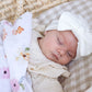 Ribbed Bow Baby Turban (8 colours)
