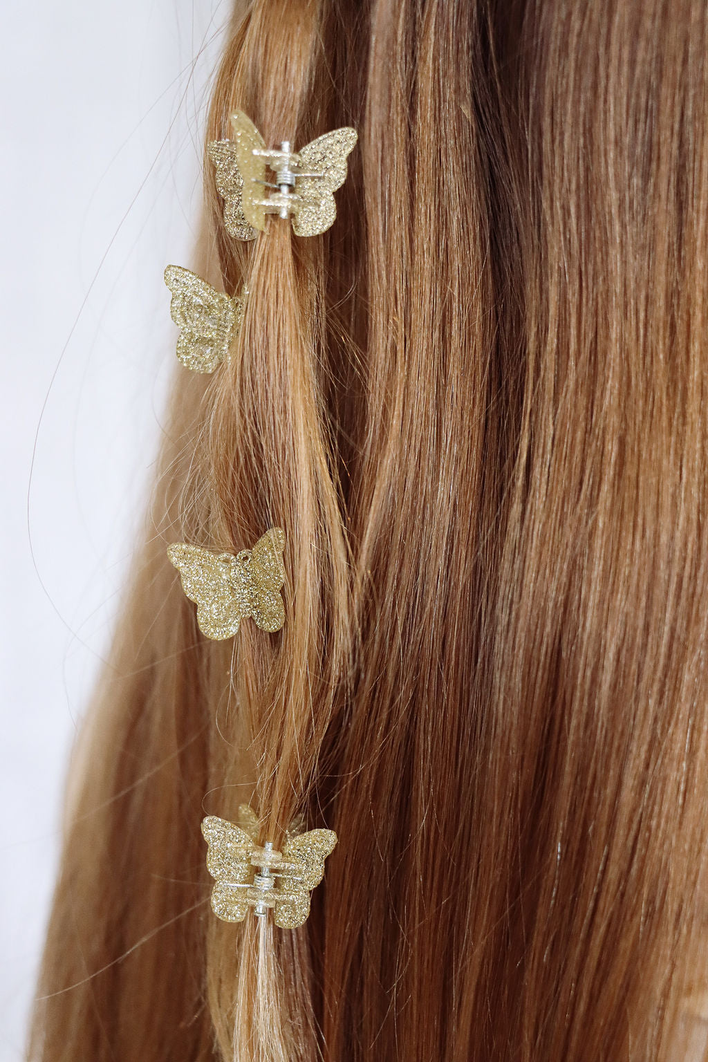 Gold Butterfly Clips
