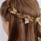 Gold Butterfly Clips
